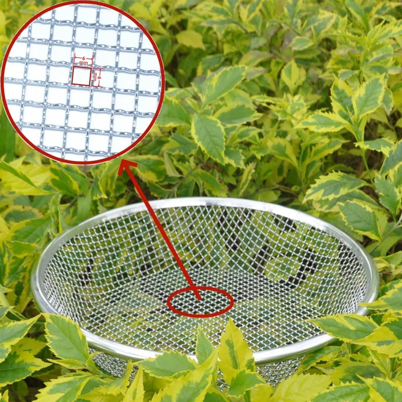 SWHSMLB Mesh Gardening Sifter, 6mm Sieve mesh Size， Perfect for 5 Gallon Bucket,for Sand Rocks Dirt Compost (6mm) - Image 3